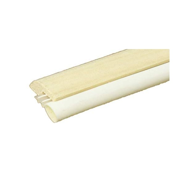 Wood and Bulb Door Weatherseal Set (3 Piece Set) (Brown)